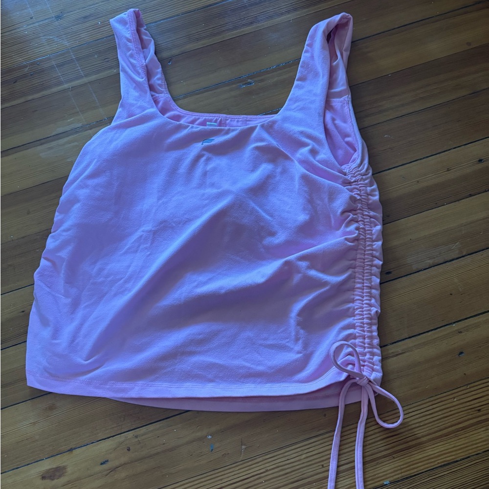 Fabletics Ruched Pink Tank Top - Picture 5 of 7